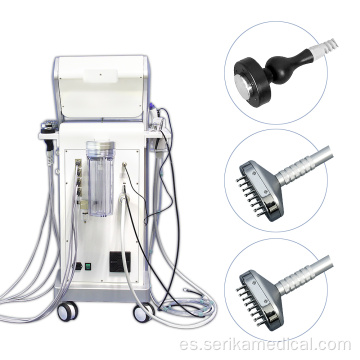 Máquina de jet de oxígeno facial de microdermabrasión.